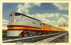 The Hiawatha Trains, Railroad Postcard Postcard