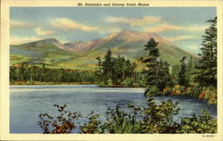 Mt. Katahdin And Daicey Pond Postcard