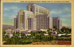 The Los Angeles County General Hospital Postcard