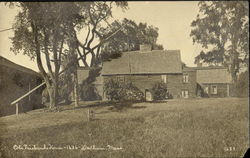 Old Fairbanks House Dedham, MA Postcard Postcard