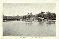 Point Of Rocks Gumpas Pond Pelham, NH Postcard Postcard