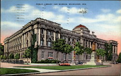 Public Library And Museum Postcard