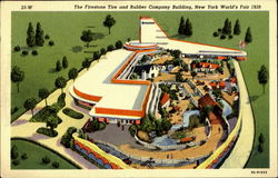 The Firestone Tire And Rubber Company Building 1939 NY World's Fair Postcard Postcard