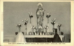 Our Lady's Perpetual Rosary Shrine, 8052 Court St Postcard