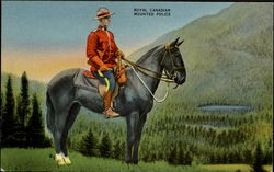 Royal Canadian Mounted Police Postcard Postcard