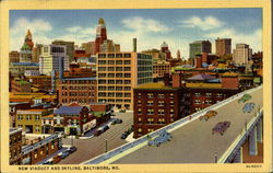 New Viaduct And Skyline Postcard