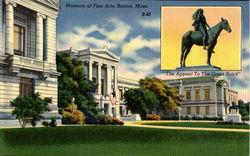 Museum Of Fine Arts Boston, MA Postcard Postcard