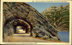 Triple Tunnels Postcard