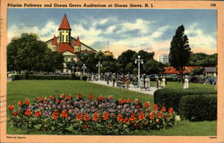 Pilgrim Pathway And Ocean Grove Auditorium Postcard