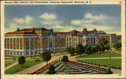 Bowne Hall Library And Gymnasium, Syracuse University New York Postcard Postcard