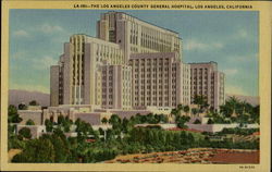 The Los Angeles County General Hospital Postcard