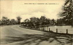 White Horse Pike At Hammonton Lake Postcard