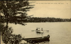 View Of Sandy Pond From West Shore Postcard