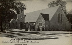 First Baptist Church, 8th & Brown Ave Postcard