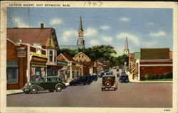 Jackson Square East Weymouth, MA Postcard Postcard