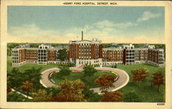 Henry Ford Hospital Postcard