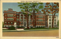 Central High School Syracuse, NY Postcard Postcard