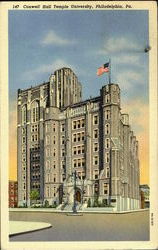 Conwell Hall Temple University Philadelphia, PA Postcard Postcard