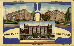 High Schools Postcard