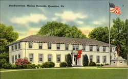 Headquarters Marine Barracks Postcard