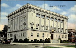 The Masonic Temple Atlantic City, NJ Postcard Postcard