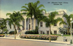 Albertson Public Library Orlando, FL Postcard Postcard