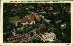 View From The Air Of Veterans Administration Hospital Syracuse, NY Postcard Postcard