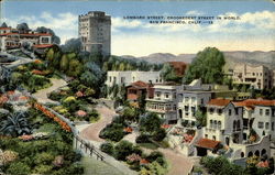 Lombard Street San Francisco, CA Postcard Postcard