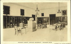 Widener Library, Harvard University Postcard