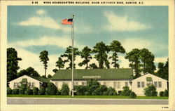 Wing Headquarters Building Postcard