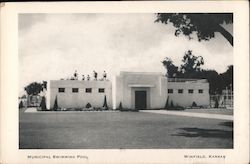 Municipal Swimming Pool Postcard