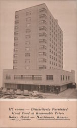 View of Baker Hotel Hutchinson, KS Postcard Postcard Postcard