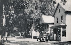 Hallet's Store Postcard