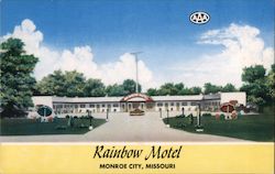 Rainbow Motel Postcard