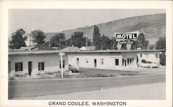 Motel Center Lodge Grand Coulee, WA Postcard Postcard Postcard