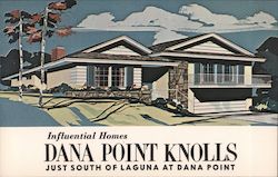 Dana Point Knolls- Influential Homes- Just South of Laguna at Dana Point California Don Bush Postcard Postcard Postcard