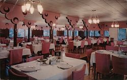 Dining Room, Black River Lodge Postcard