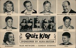 Quiz Kids Sponsored by Alka-Seltzer Blue Network Sunday Evening Postcard