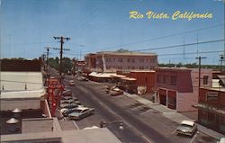 Main Street Rio Vista, CA Postcard Postcard Postcard