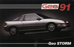 1991 Geo Storm Postcard