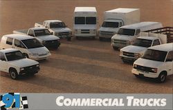 1991 Ford Commercial Trucks Postcard