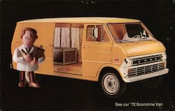 See Our 1972 Ford Econoline Van Postcard