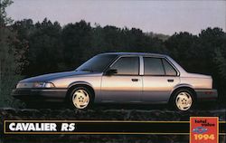 Chevrolet Cavalier RS Postcard