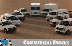 1991 Ford Commercial Trucks Postcard