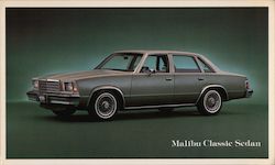 Chevrolet Malibu Classic Sedan 1979 Postcard