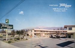 View of TraveLodge Postcard