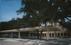 Trade Winds Hotel Court, East Beach Postcard