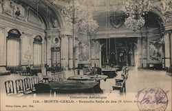 Salle de Jeu Casino Gaming Room Postcard