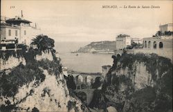 Monaco - Le Ravin de Sainte-Dévote Postcard