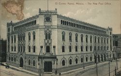 Photograph of a post office on a street corner in Mexico Mexico CIty, Mexico Postcard Postcard Postcard